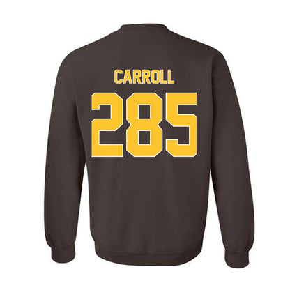 Wyoming - NCAA Wrestling : Christian Carroll - Classic Shersey Crewneck Sweatshirt-1