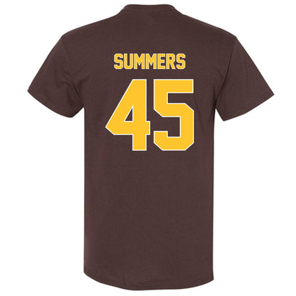 Wyoming - NCAA Men's Basketball : Neil Summers - Classic Shersey T-Shirt-1