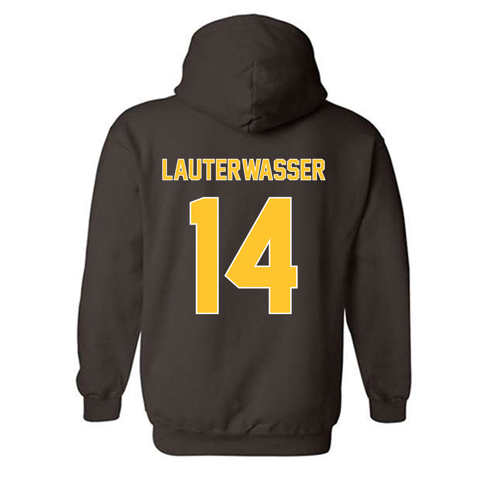 Wyoming - NCAA Women's Volleyball : Paige Lauterwasser - Classic Shersey Hooded Sweatshirt-1