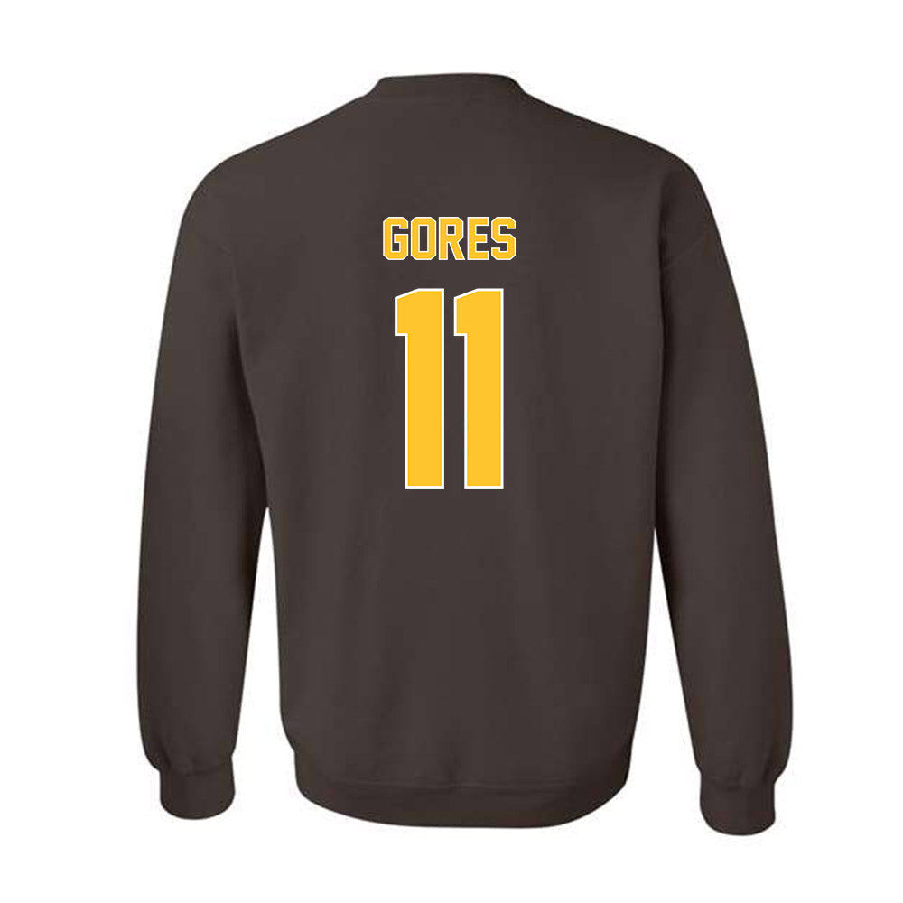 Wyoming - NCAA Men's Basketball : Gavin Gores - Classic Shersey Crewneck Sweatshirt-1