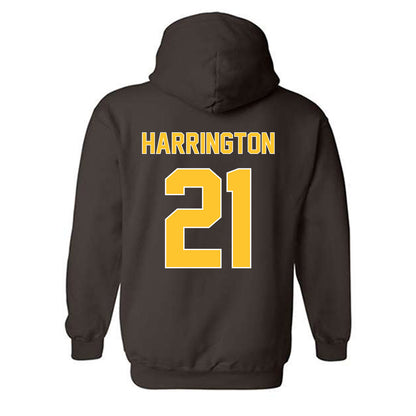 Wyoming - NCAA Women's Basketball : Katie Harrington - Classic Shersey Hooded Sweatshirt-1