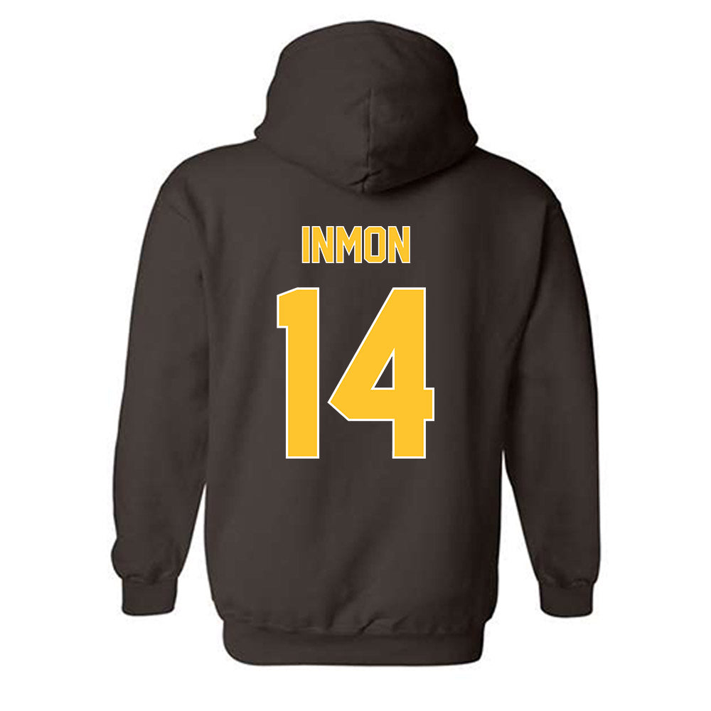Wyoming - NCAA Football : Bj Inmon - Classic Shersey Hooded Sweatshirt-1