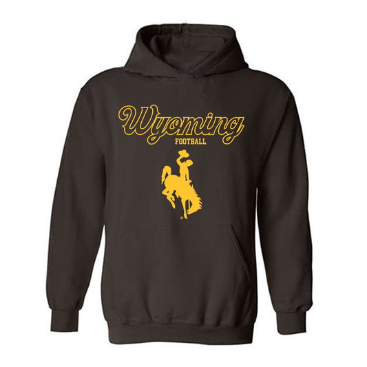 Wyoming - NCAA Football : Giovanni Panozzo - Classic Shersey Hooded Sweatshirt-0
