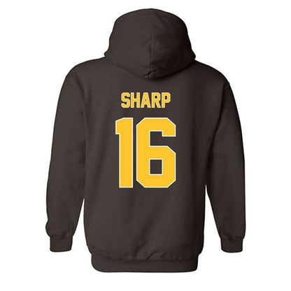 Wyoming - NCAA Women's Volleyball : Reagan Sharp - Classic Shersey Hooded Sweatshirt-1