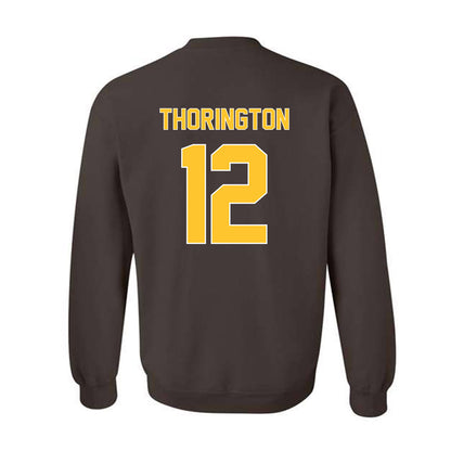 Wyoming - NCAA Women's Volleyball : Addy Thorington - Classic Shersey Crewneck Sweatshirt-1