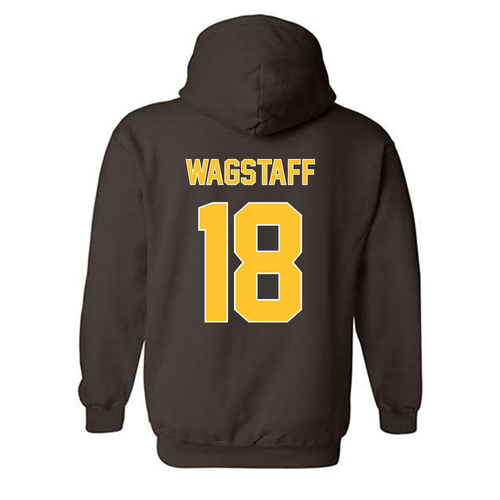 Wyoming - NCAA Women's Volleyball : Claire Wagstaff - Classic Shersey Hooded Sweatshirt