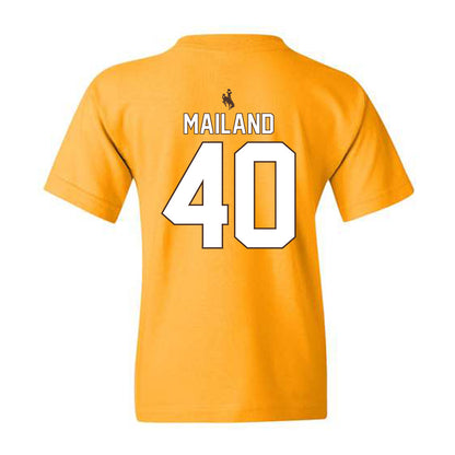 Wyoming - NCAA Football : Cooper Mailand - Youth T-Shirt