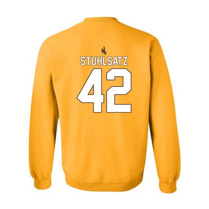 Wyoming - NCAA Football : Ethan Stuhlsatz - Crewneck Sweatshirt-1
