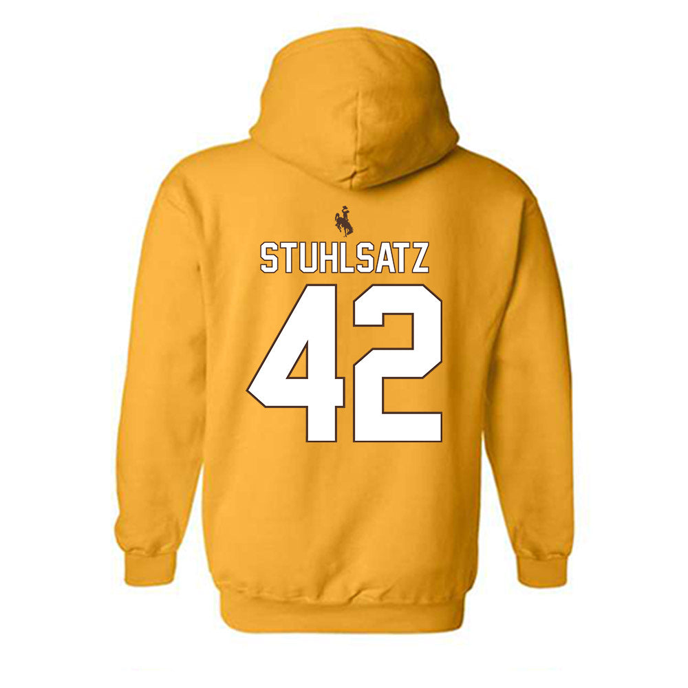 Wyoming - NCAA Football : Ethan Stuhlsatz - Hooded Sweatshirt-1