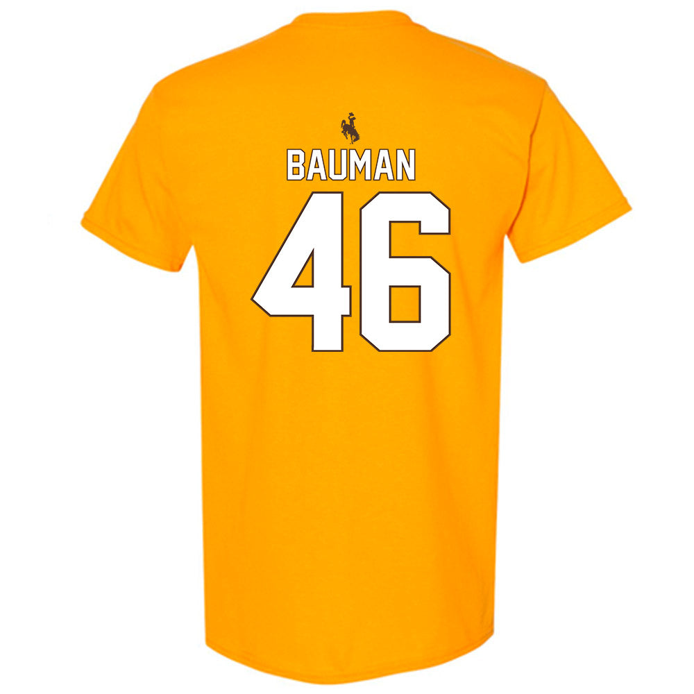 Wyoming - NCAA Football : Dash Bauman - T-Shirt