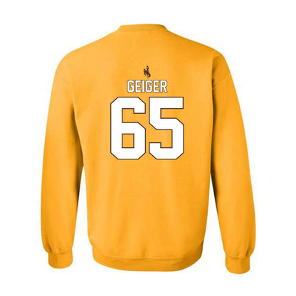 Wyoming - NCAA Football : Nathan Geiger - Crewneck Sweatshirt