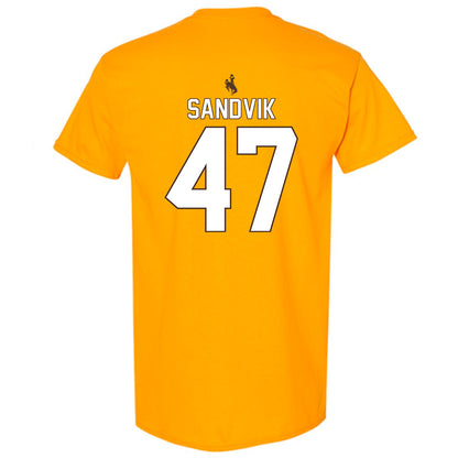 Wyoming - NCAA Football : Erik Sandvik - T-Shirt