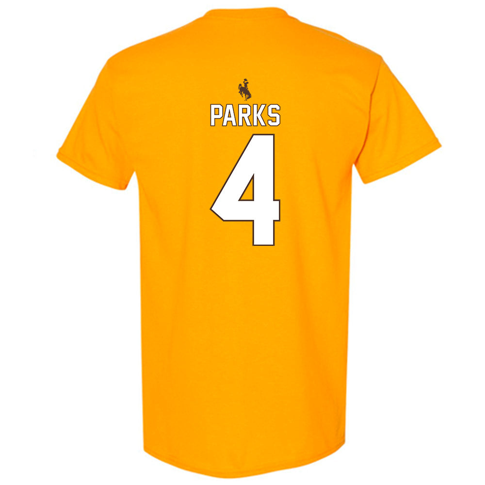 Wyoming - NCAA Football : Keany Parks - T-Shirt