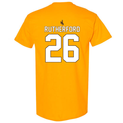 Wyoming - NCAA Football : Gary Rutherford - T-Shirt-1
