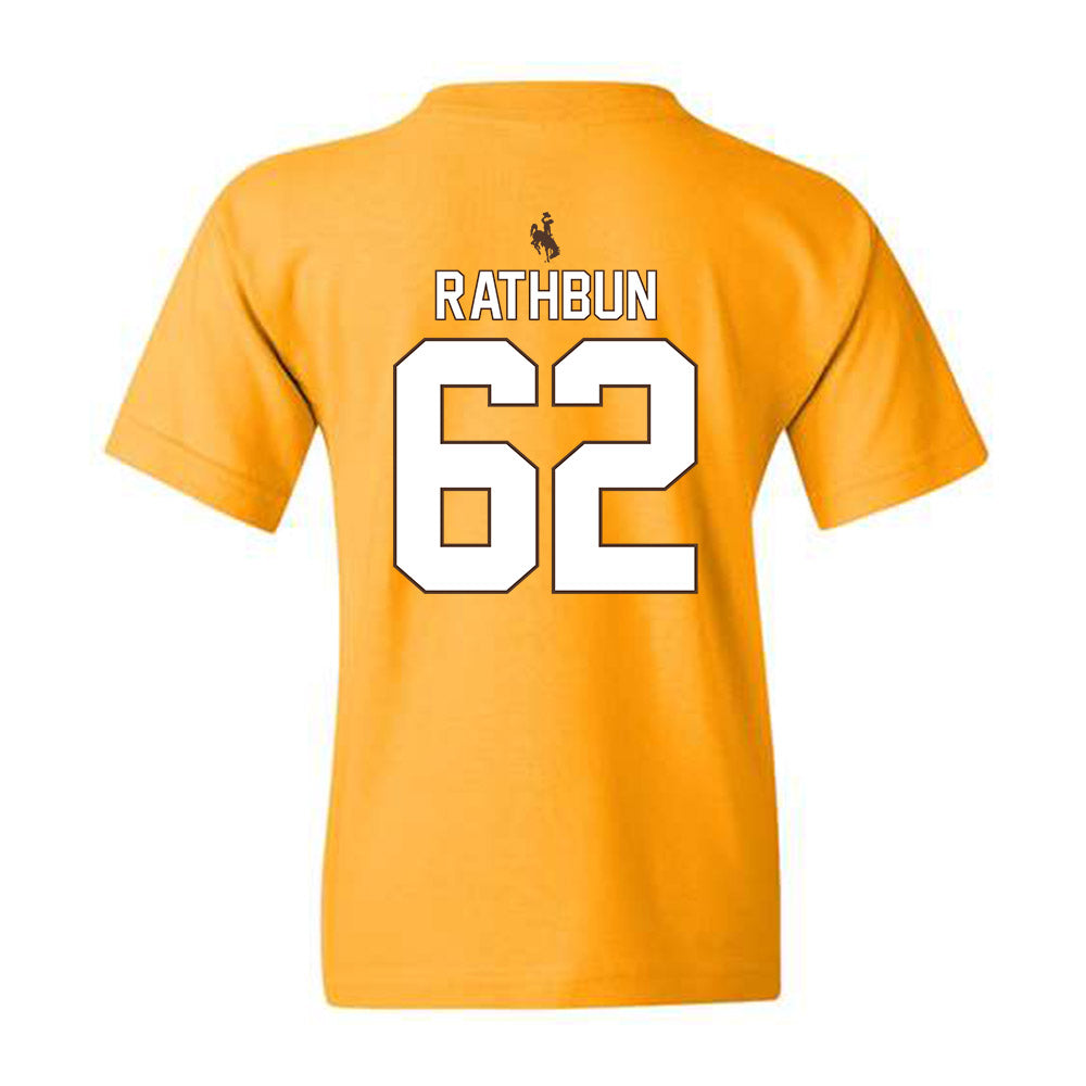 Wyoming - NCAA Football : Spencer Rathbun - Youth T-Shirt