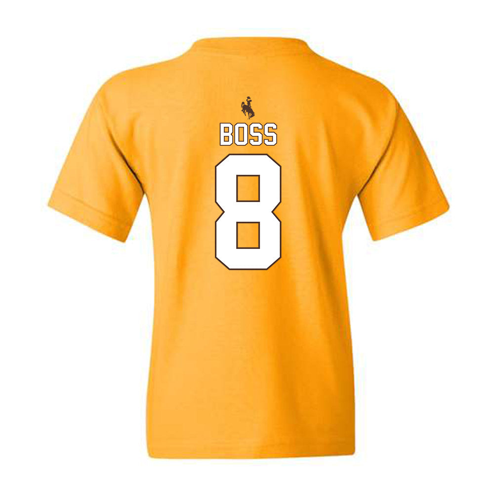 Wyoming - NCAA Football : Tyrese Boss - Youth T-Shirt