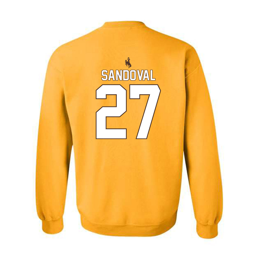 Wyoming - NCAA Football : Joaquin Sandoval - Crewneck Sweatshirt