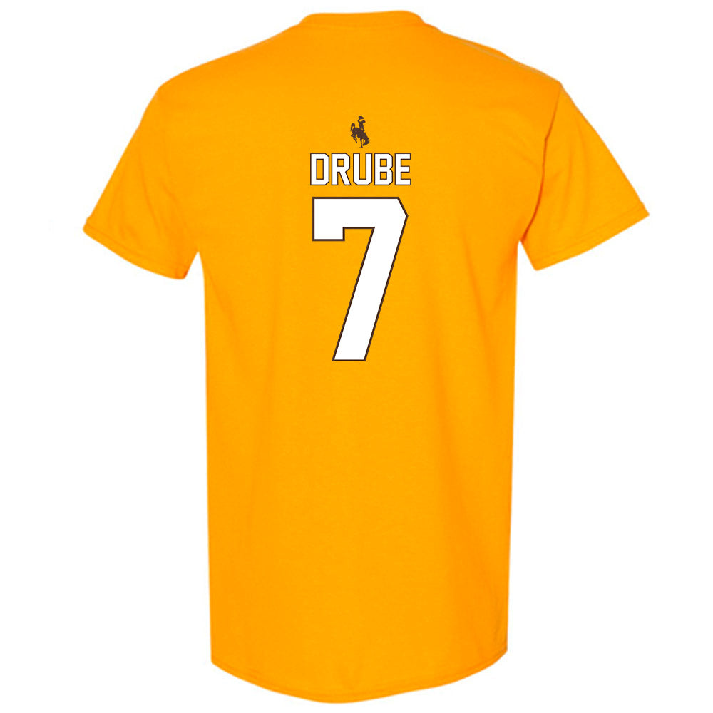 Wyoming - NCAA Football : Mason Drube - T-Shirt-1