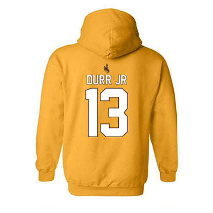 Wyoming - NCAA Football : Chris Durr jr - Hooded Sweatshirt-1