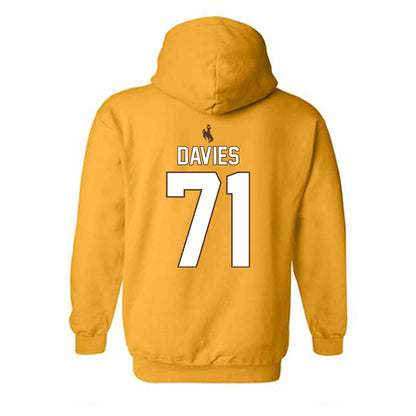 Wyoming - NCAA Football : Jake Davies - Hooded Sweatshirt
