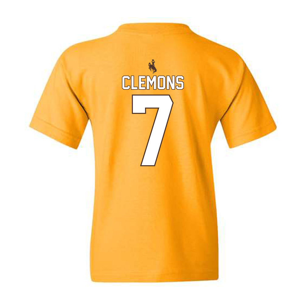 Wyoming - NCAA Football : Jayden Clemons - Youth T-Shirt