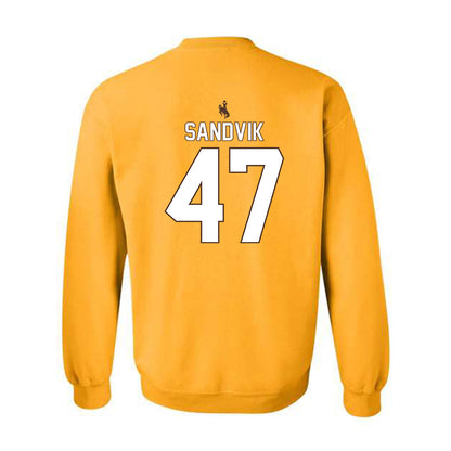 Wyoming - NCAA Football : Erik Sandvik - Crewneck Sweatshirt