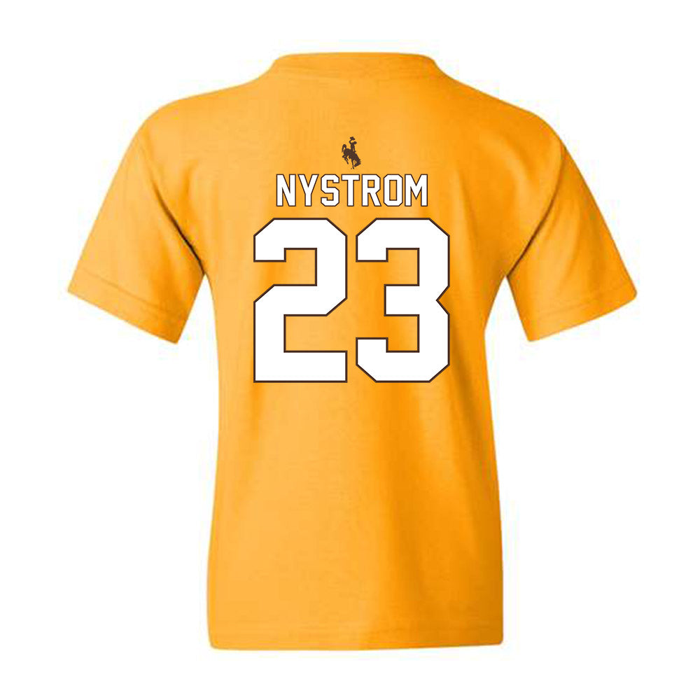 Wyoming - NCAA Football : Tyler Nystrom - Youth T-Shirt