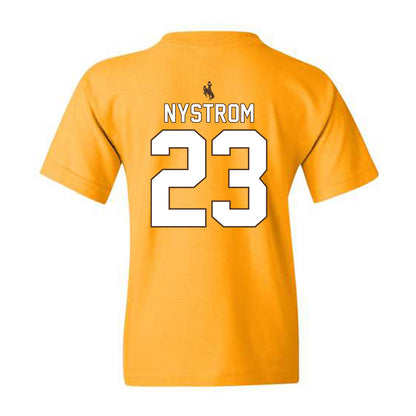 Wyoming - NCAA Football : Tyler Nystrom - Youth T-Shirt