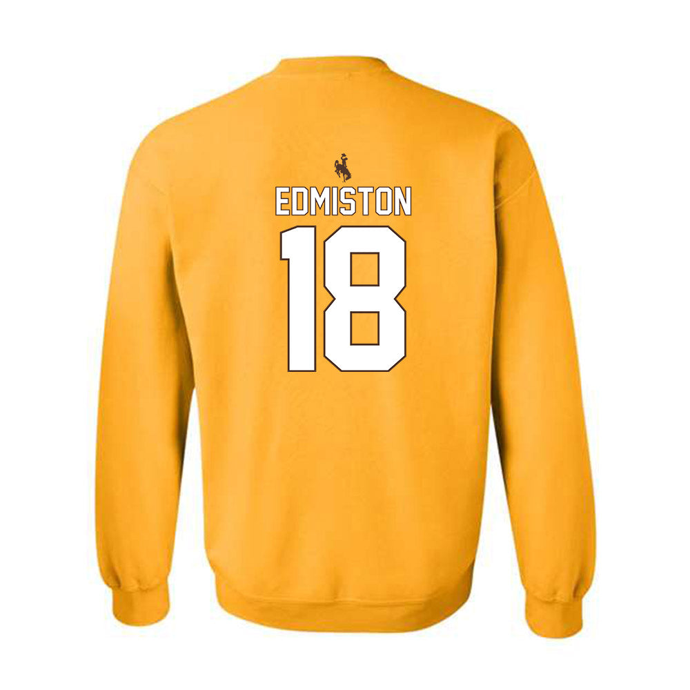 Wyoming - NCAA Football : Bart Edmiston - Crewneck Sweatshirt-1