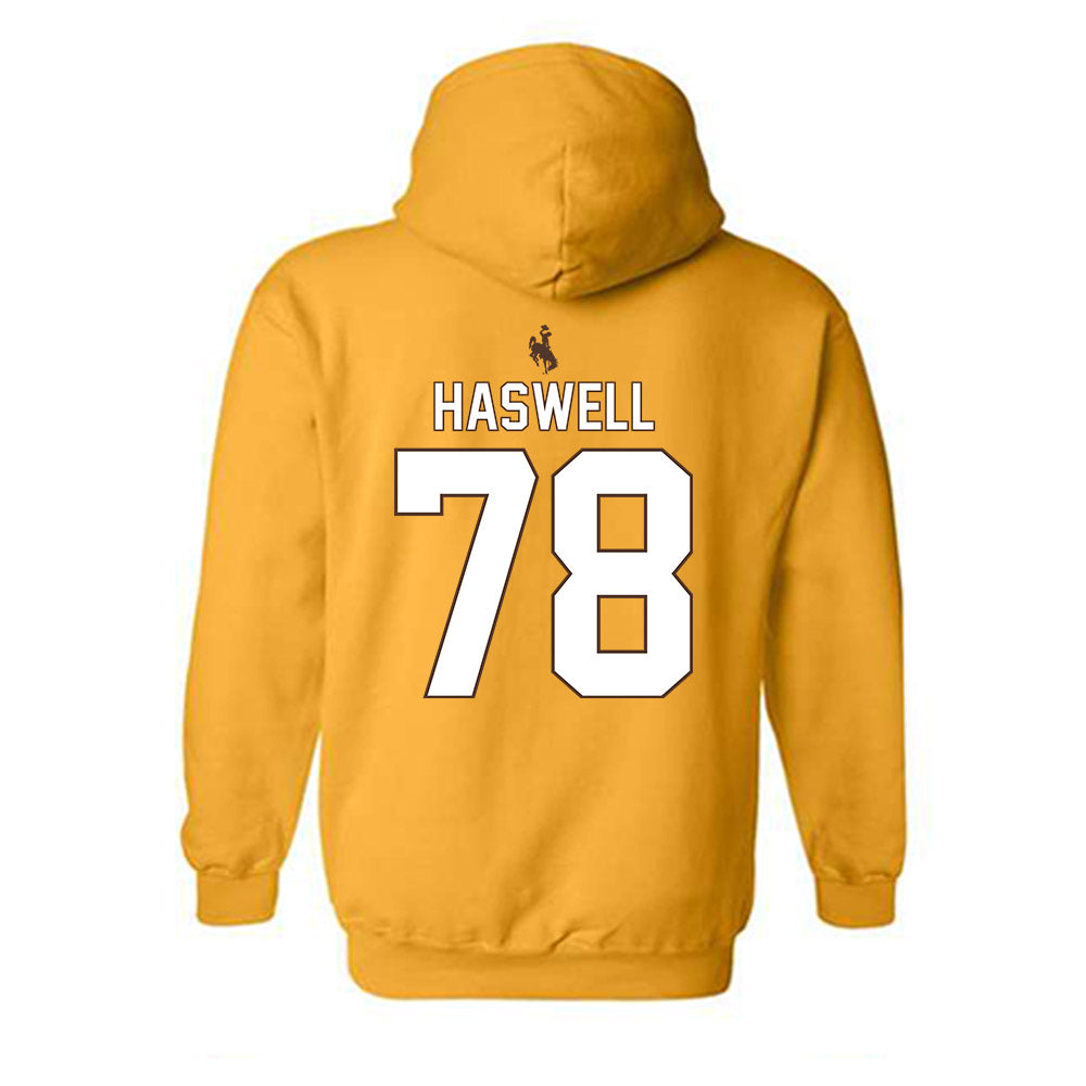 Wyoming - NCAA Football : Alex Haswell - Hooded Sweatshirt