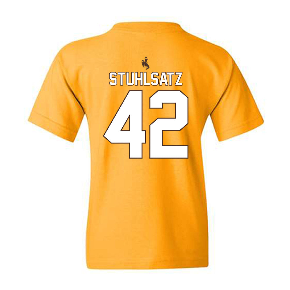 Wyoming - NCAA Football : Ethan Stuhlsatz - Youth T-Shirt-1
