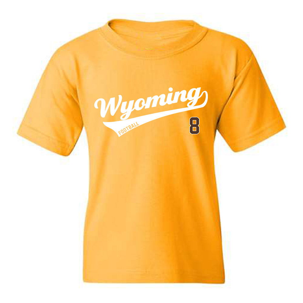 Wyoming - NCAA Football : Tyrese Boss - Youth T-Shirt