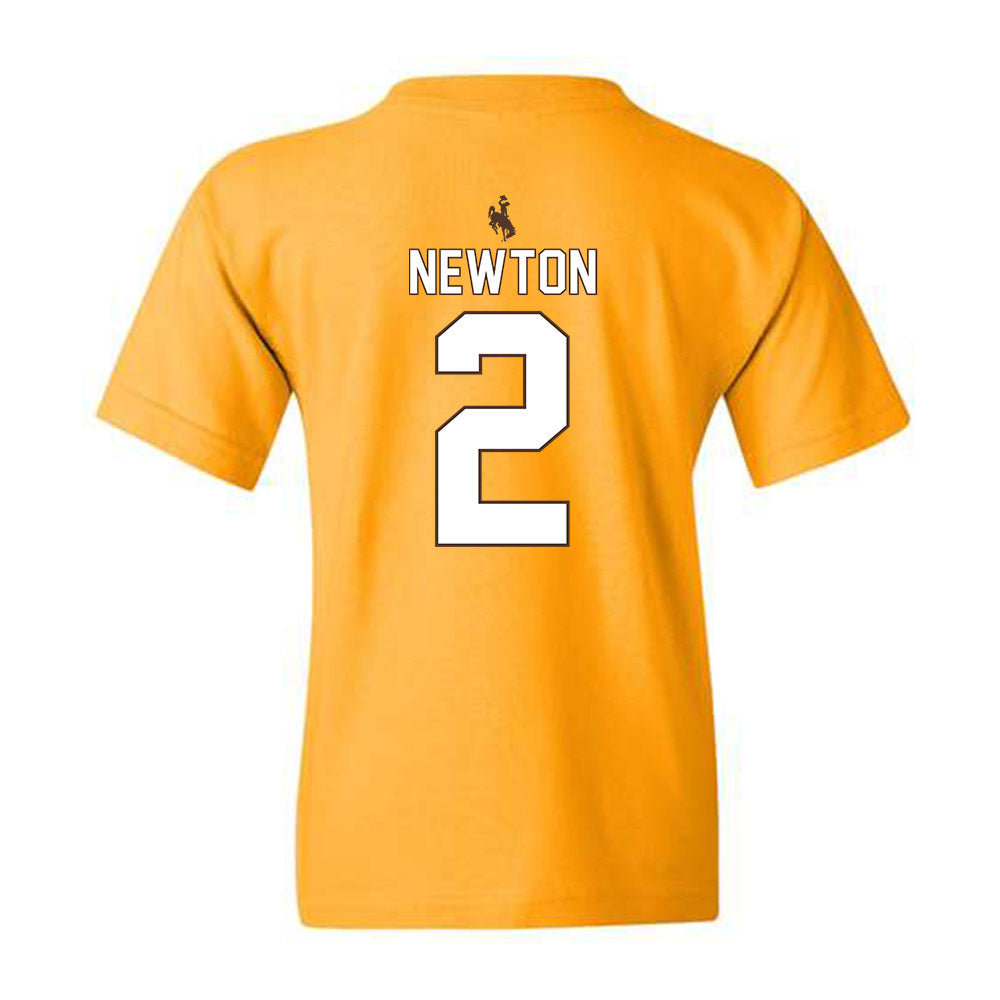 Wyoming - NCAA Men's Basketball : Kobe Newton - Classic Shersey Youth T-Shirt