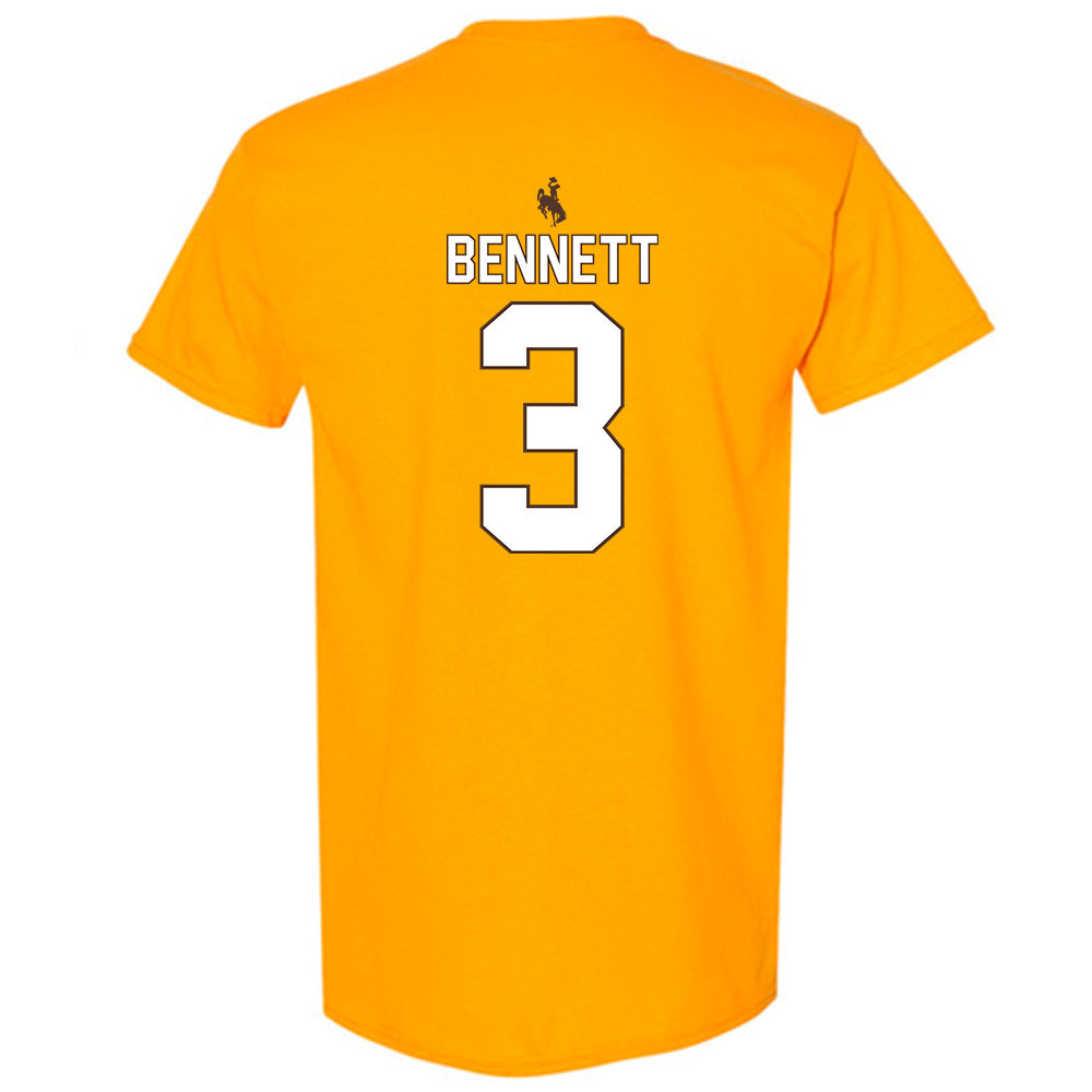 Wyoming - NCAA Men's Basketball : Khaden Bennett - Classic Shersey T-Shirt-1