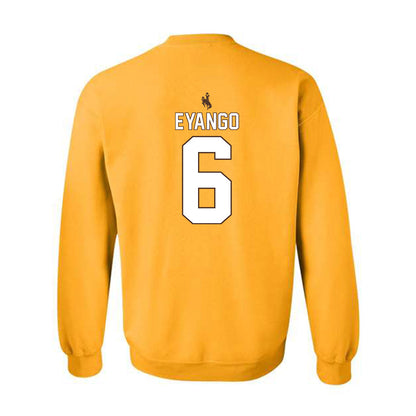 Wyoming - NCAA Women's Basketball : Aurore Eyango - Classic Shersey Crewneck Sweatshirt-1