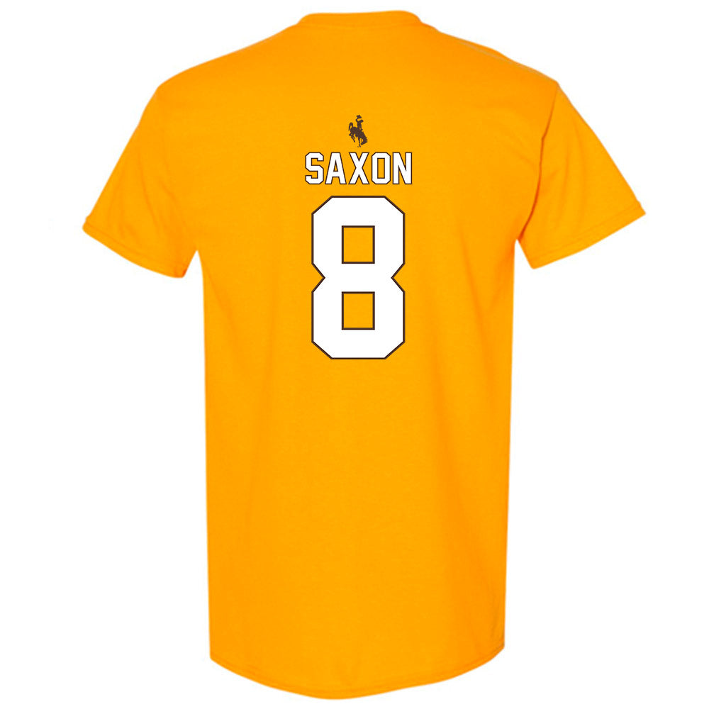 Wyoming - NCAA Men's Basketball : Kiani Saxon - Classic Shersey T-Shirt-1