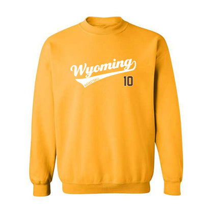 Wyoming - NCAA Men's Basketball : Abou Magassa - Classic Shersey Crewneck Sweatshirt-0