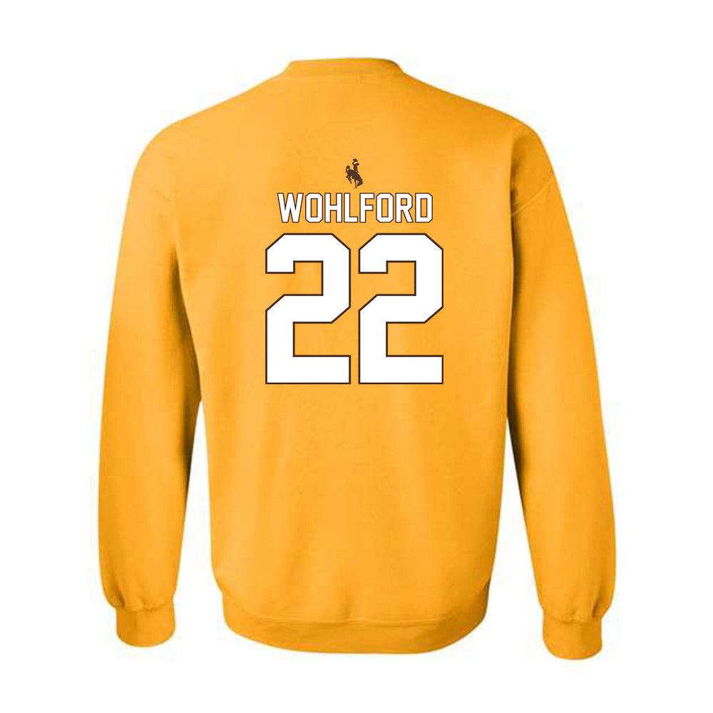 Wyoming - NCAA Women's Basketball : Peyton Wohlford - Classic Shersey Crewneck Sweatshirt-1
