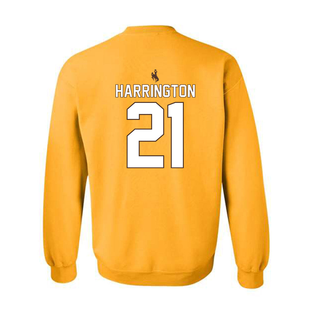 Wyoming - NCAA Women's Basketball : Katie Harrington - Classic Shersey Crewneck Sweatshirt-1