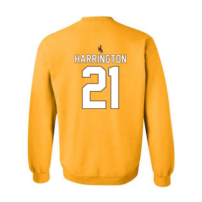 Wyoming - NCAA Women's Basketball : Katie Harrington - Classic Shersey Crewneck Sweatshirt-1