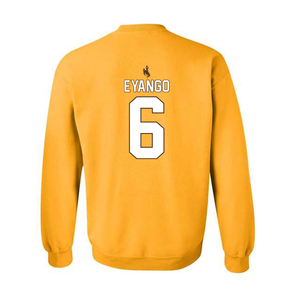 Wyoming - NCAA Women's Basketball : Aurore Eyango - Classic Shersey Crewneck Sweatshirt-1