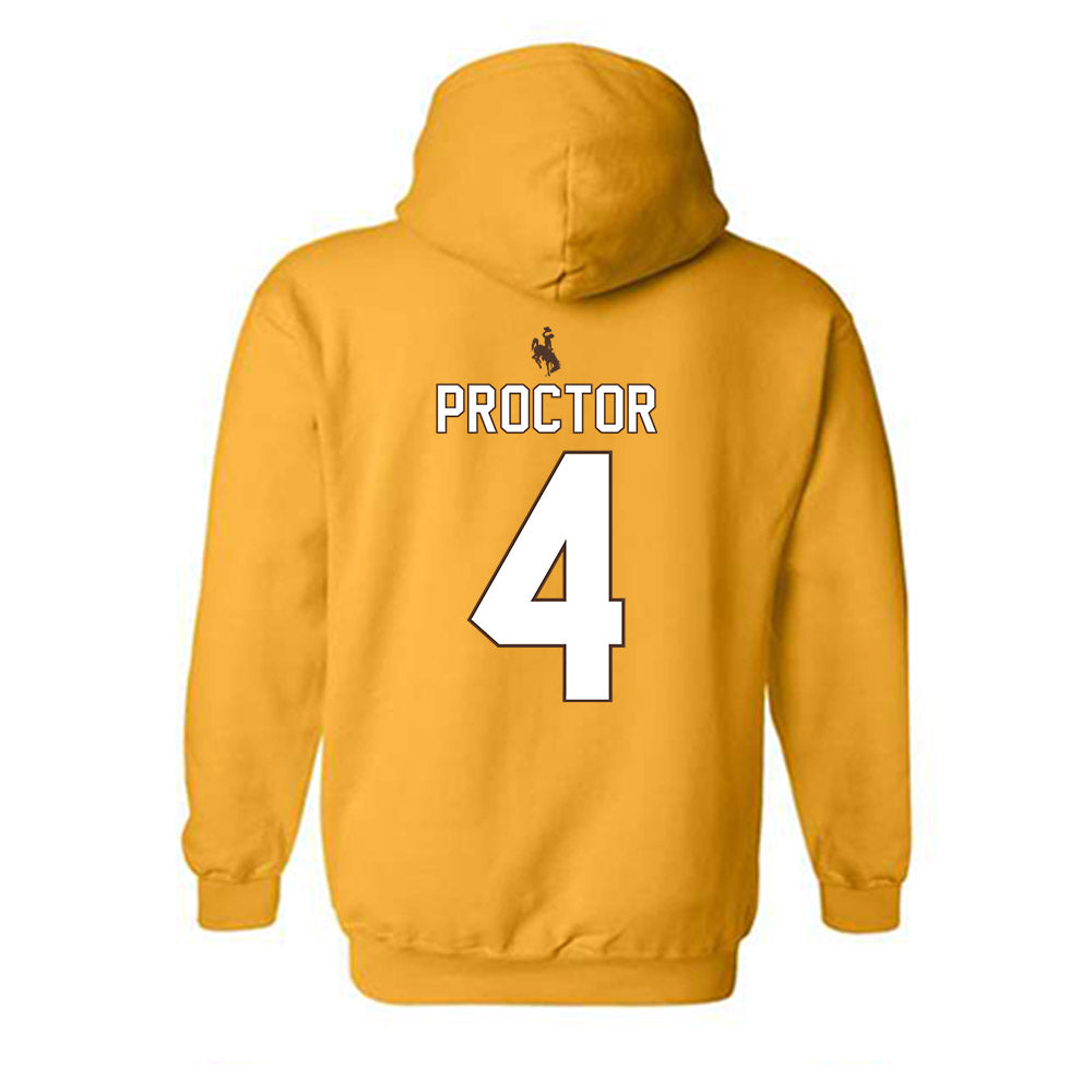 Wyoming - NCAA Women's Basketball : Sofia Proctor - Classic Shersey Hooded Sweatshirt