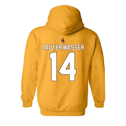 Wyoming - NCAA Women's Volleyball : Paige Lauterwasser - Classic Shersey Hooded Sweatshirt-1