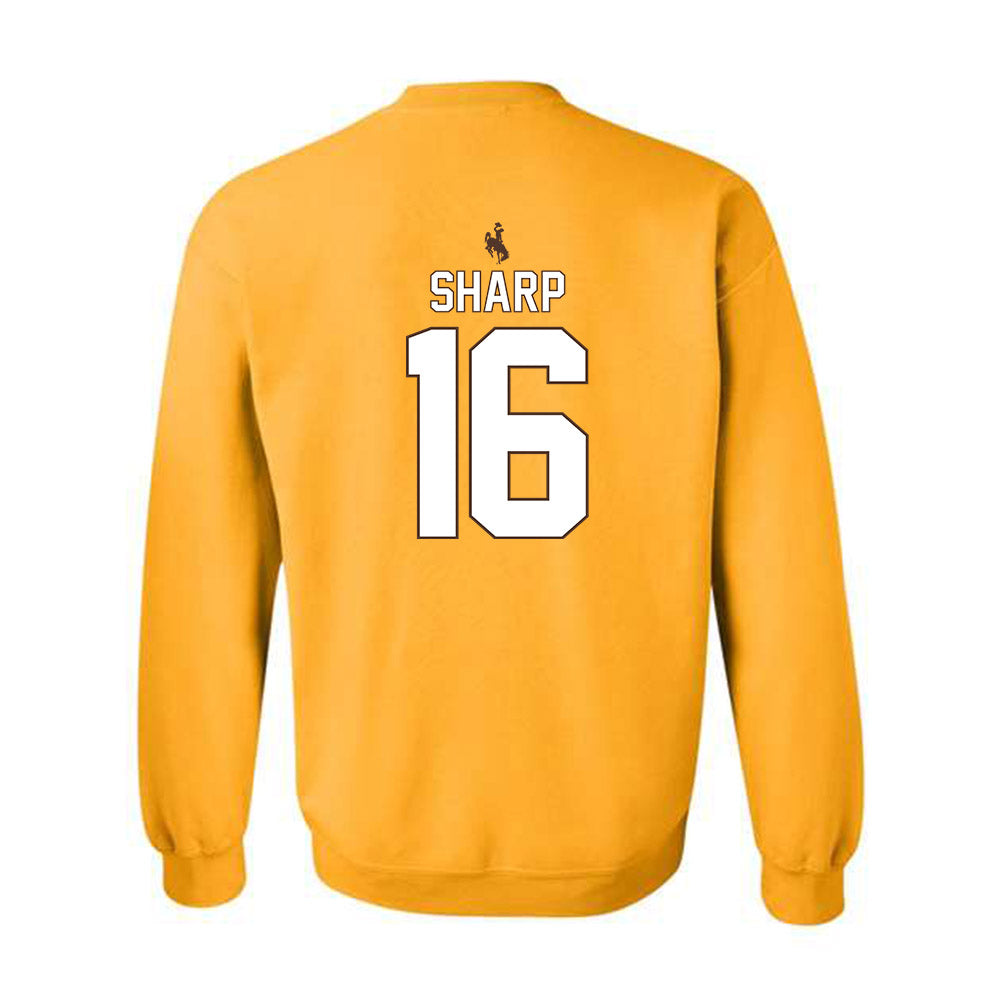 Wyoming - NCAA Women's Volleyball : Reagan Sharp - Classic Shersey Crewneck Sweatshirt-1