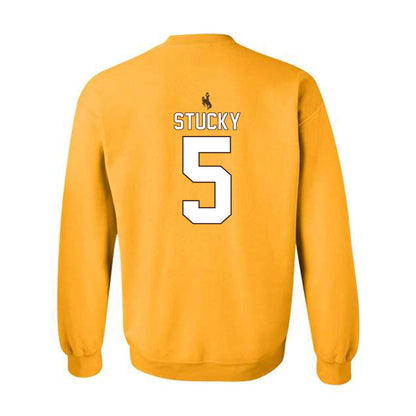 Wyoming - NCAA Women's Volleyball : Maddy Stucky - Crewneck Sweatshirt Classic Shersey