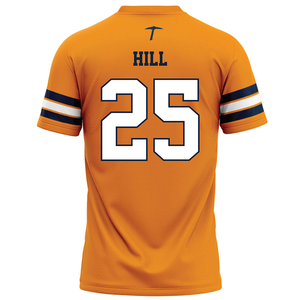 UTEP - NCAA Football : Zo Hill - Orange Football Jersey-1