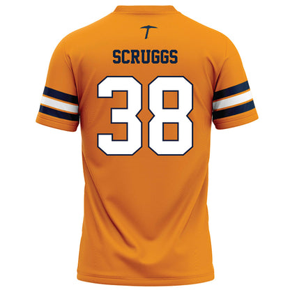 UTEP - NCAA Football : Evan Scruggs - Orange Football Jersey