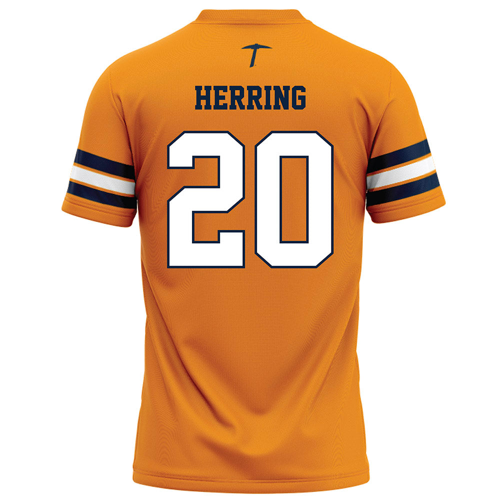 UTEP - NCAA Football : Kam Herring - Orange Football Jersey