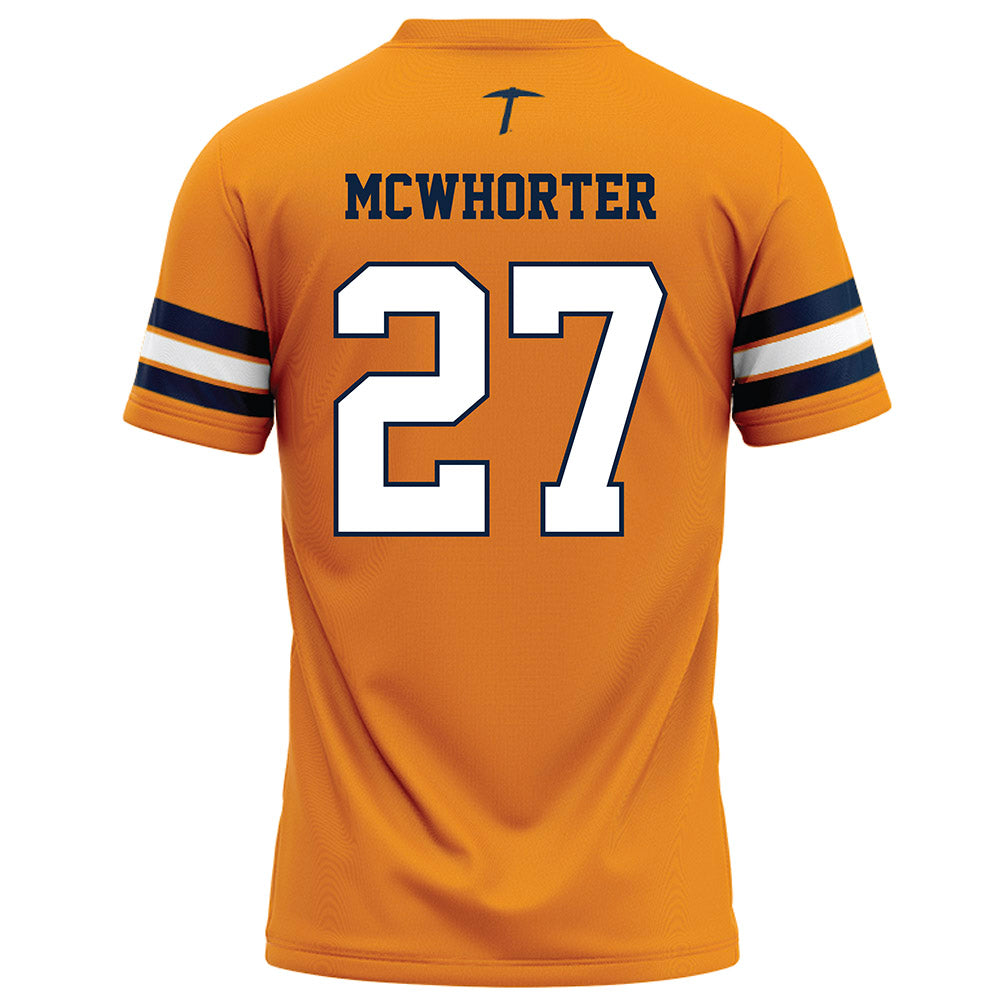 UTEP - NCAA Football : Miles McWhorter - Football Jersey