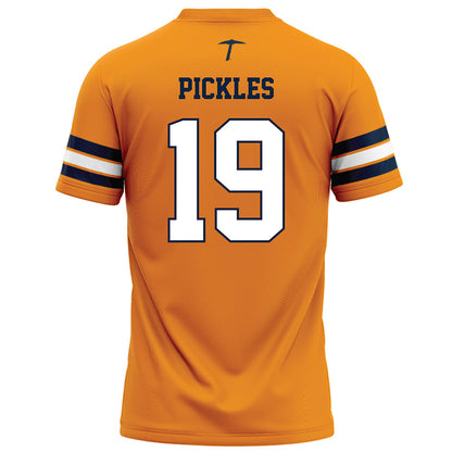 UTEP - NCAA Football : JP Pickles - Orange Football Jersey